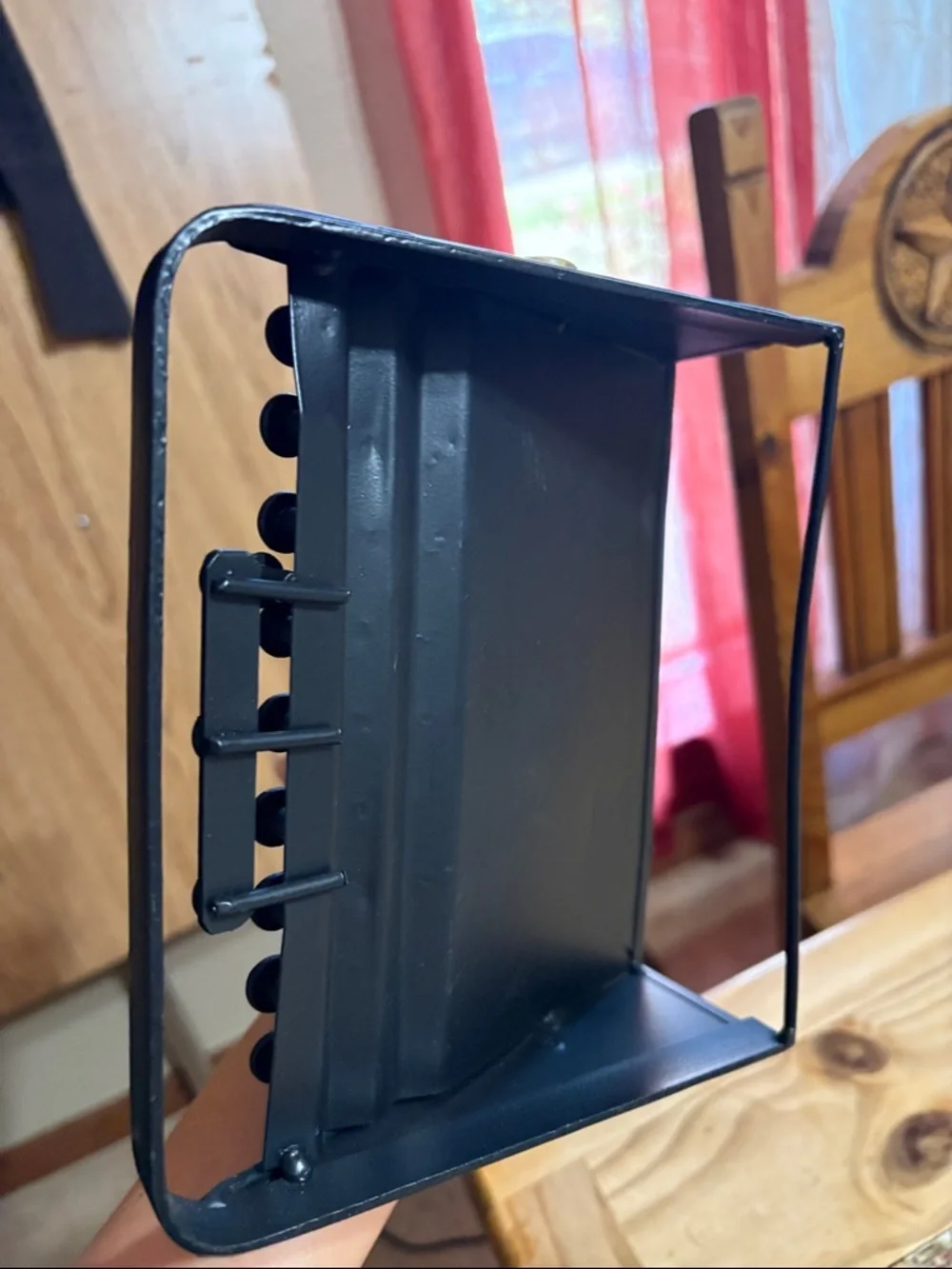 Black Vintage metal Typewriter Clock